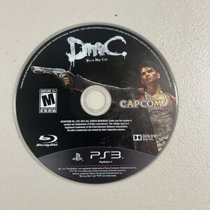 PS3 DMC Devil May Cry Game Blu-Ray Capcom Loose Disc